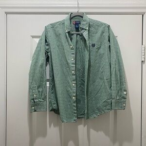 Chaps Long Sleeve Button Up, 14-16
